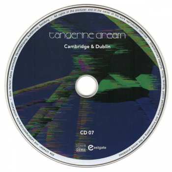 8CD/Zestaw pudełkowy Tangerine Dream: The Sessions Box Set (United Kingdom & Ireland 2022) LTD