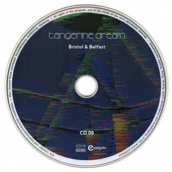 8CD/Zestaw pudełkowy Tangerine Dream: The Sessions Box Set (United Kingdom & Ireland 2022) LTD