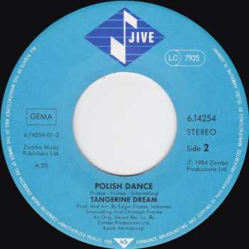 SP Tangerine Dream: Warsaw In The Sun