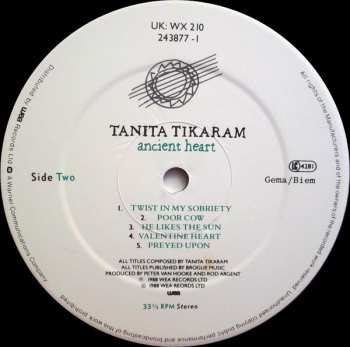 LP Tanita Tikaram: Ancient Heart