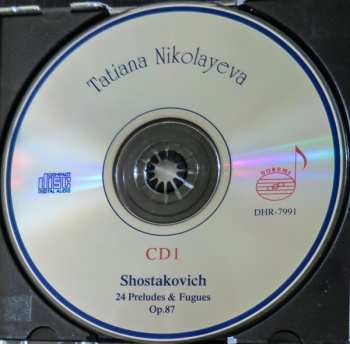 2CD/DVD/Zestaw pudełkowy Pyotr Ilyich Tchaikovsky: 24 Preludes & Fugues, Op.87 / Piano Concerto No.1, Op.23 - Tatiana Nikolayeva Volume 1