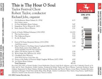 CD Taylor Festival Choir: This Is Thy Hour O Soul
