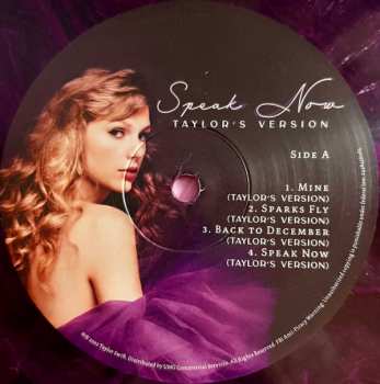 3LP Taylor Swift: Speak Now (Taylor's Version) CLR
