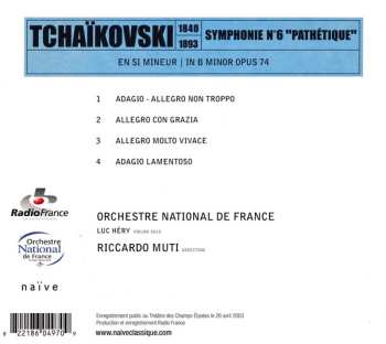 CD Pyotr Ilyich Tchaikovsky: Symphonie N. 6 "Pathetique"