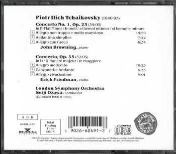 CD Pyotr Ilyich Tchaikovsky: Piano Concerto No. 1 / Violin Concerto