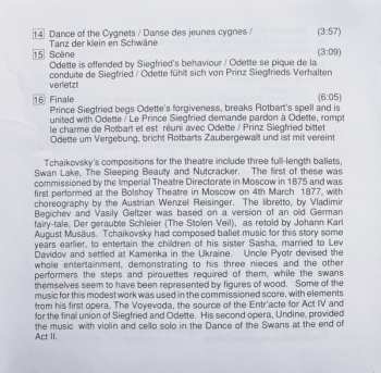 2CD Pyotr Ilyich Tchaikovsky: Swan Lake (Complete Ballet)