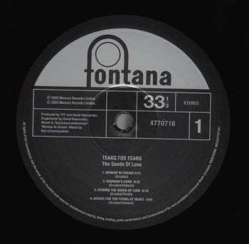 LP Tears For Fears: The Seeds Of Love