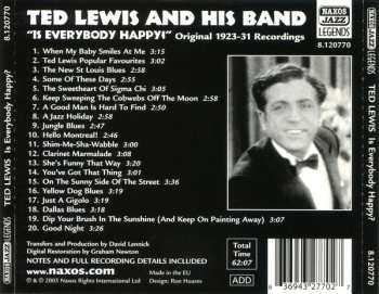 CD Ted Lewis And His Band: Is Everybody Happy? (Original 1923-1931 Recordings)