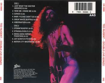 2CD Ted Nugent: Double Live Gonzo