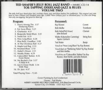 CD Ted Shafer's Jelly Roll Jazz Band: Toe Tapping Dixieland Jazz