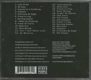 CD Teenage Jesus And The Jerks: Live 1977-1979