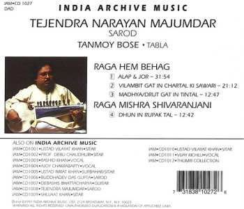 CD Tejendra Majumdar: Raga Hem Behag / Raga Mishra Shivaranhani
