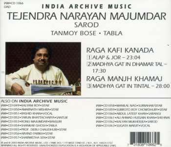 CD Tejendra Majumdar: Raga Kafi Kanada