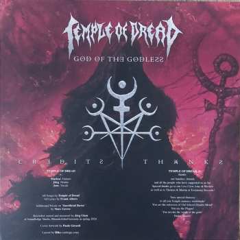 LP Temple Of Dread: God Of The Godless CLR | LTD