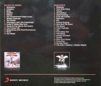 2CD/Zestaw pudełkowy Tenacious D: Tenacious D / The Pick Of Destiny