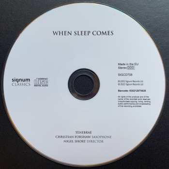 CD Tenebrae: When Sleep Comes