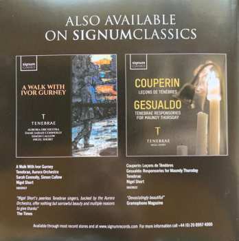 CD Tenebrae: When Sleep Comes