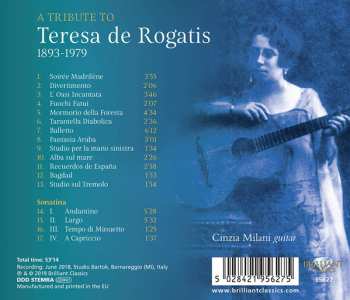 CD Cinzia Milani: A Tribute To Teresa de Rogatis