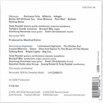 3CD/Zestaw pudełkowy Terje Rypdal: Odyssey In Studio & In Concert