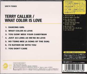 CD Terry Callier: What Color Is Love LTD