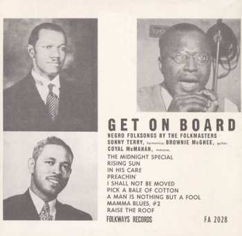 Album Terry,sonny: Get On Board: Negro Folksongs By The Folkmasters