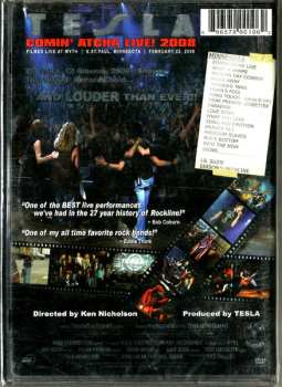 DVD Tesla: Comin' Atcha Live! 2008