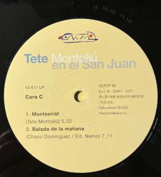 2LP Tete Montoliu: En El San Juan