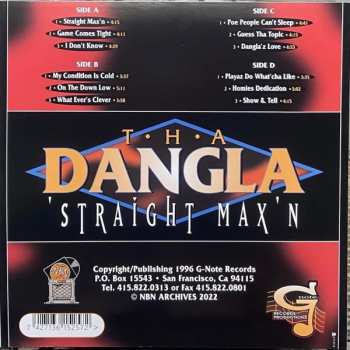 2LP The Dangla: Straight Max'n LTD