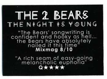 CD The 2 Bears: The Night Is Young