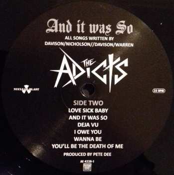 LP The Adicts: And It Was So!