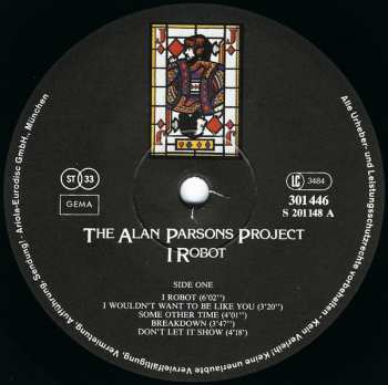 4LP/Zestaw pudełkowy The Alan Parsons Project: I Robot / Pyramid / Eve / The Turn Of A Friendly Card