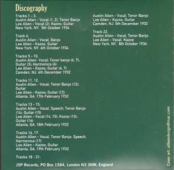 4CD/Zestaw pudełkowy The Allen Brothers: The Allen Brothers With Other Country Brother Acts