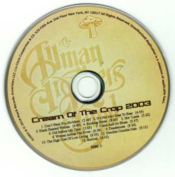 4CD The Allman Brothers Band: Cream Of The Crop 2003