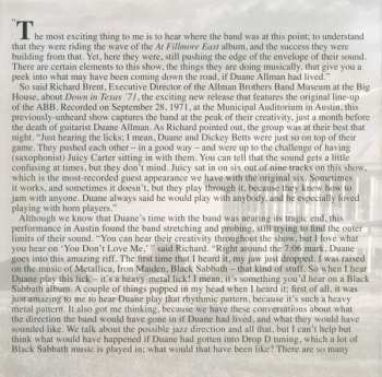 CD The Allman Brothers Band: Down-In Texas '71