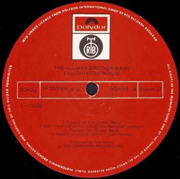 LP The Allman Brothers Band: Enlightened Rogues