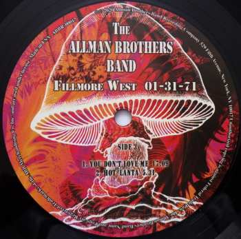 2LP The Allman Brothers Band: Fillmore West 1-31-71