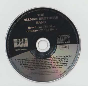 CD The Allman Brothers Band: Reach For The Sky / Brothers Of The Road