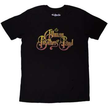 Merch The Allman Brothers Band: The Allman Brothers Band Unisex T-shirt: Road Goes On (black) (back Print) (small) S