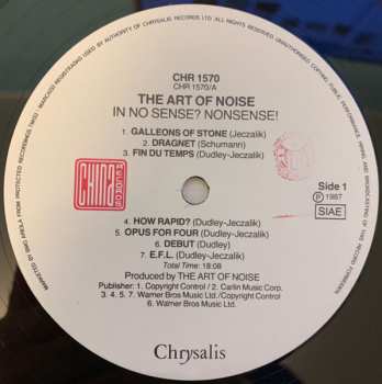 LP The Art Of Noise: In No Sense? Nonsense!