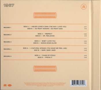 5SP/Zestaw pudełkowy Aretha Franklin: The Atlantic Singles (1967) LTD