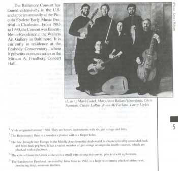 CD The Baltimore Consort: On The Banks Of Helicon