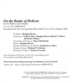 CD The Baltimore Consort: On The Banks Of Helicon