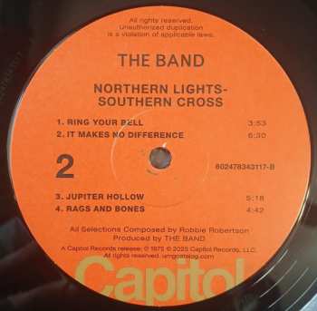 LP The Band: Northern Lights-Southern Cross LTD