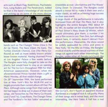 CD Bangles: The Ritz New York '84