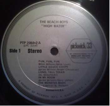 LP The Beach Boys: Wow! Great Concert! "High Water"