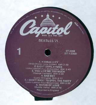 LP The Beatles: Beatles VI