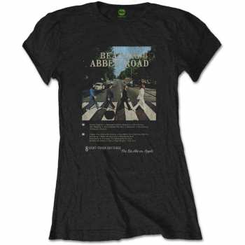 Merch The Beatles: Damskie Koszulka Abbey Road 8 Track 