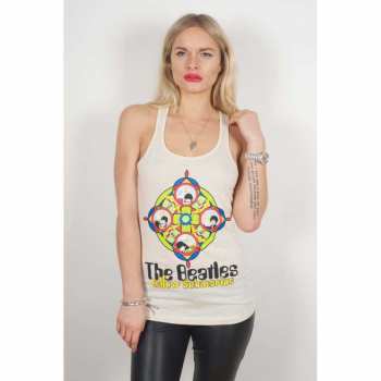 Merch The Beatles: Damskie Vest Koszulka Yellow Submarine & Portholes 