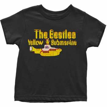 Merch The Beatles: Dziecięce Toddler Koszulka Yellow Submarine Logo The Beatles & Sub 