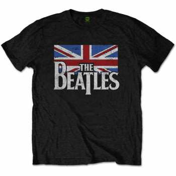 Merch The Beatles: Koszulka dziecięca Dop T Logo The Beatles & Vintage Flag 